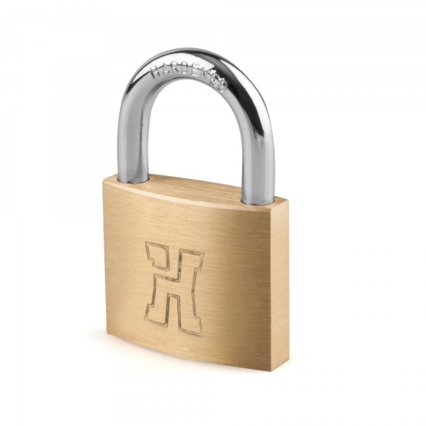 Candado laton a/larg.  50mm. 