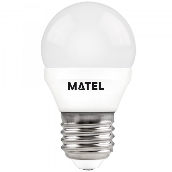 Bomb.led esferica  e27  4w.calida (caja de 10 unidades)