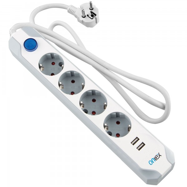 Base onlex pro 4tomas+2 usb cable 1,5mt.