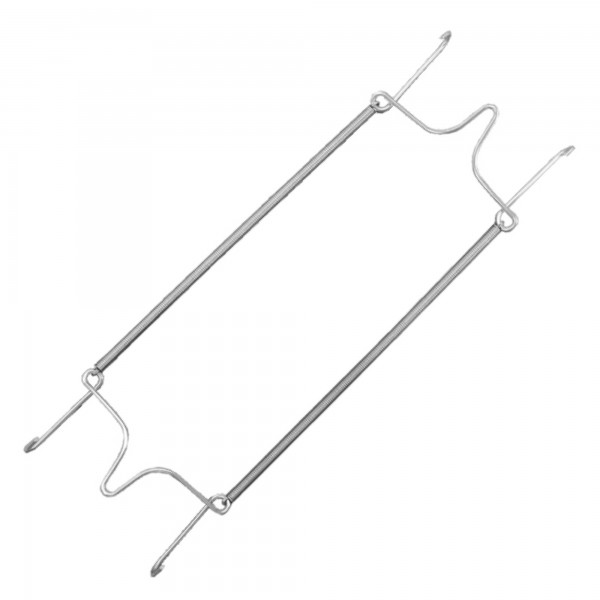 Muelle cuelgaplatos 24x30 cm.