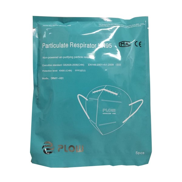 Plow facial mascarilla ffp2 pack 5un