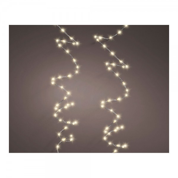 Guirnalda micro led, 567 leds, multifunción, luz cálida, exterior, 9 m