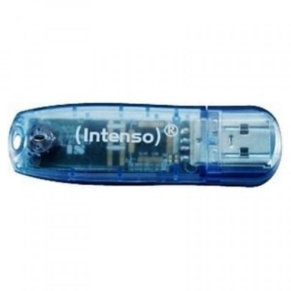 Intenso 3502450 lápiz usb 2.0 rainbow 4gb azul