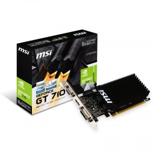 Msi vga nvidia gt 710 2gd3h lp 2gb ddr3