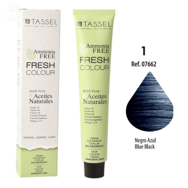 Eurostil fresh colour crema colorante sin amoniaco negro negro 1un