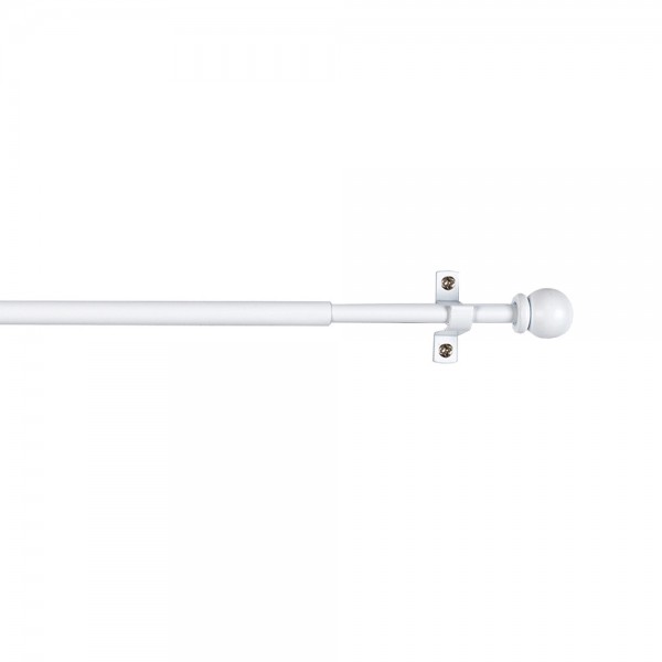 Portavisillo extensible deco esfera blanco, 120 - 215 cm