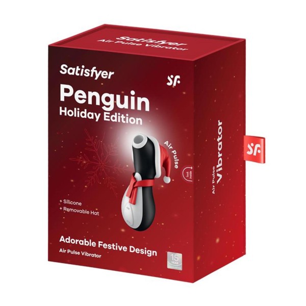 Satisfyer penguin air pulse vibrator holiday edition 1un