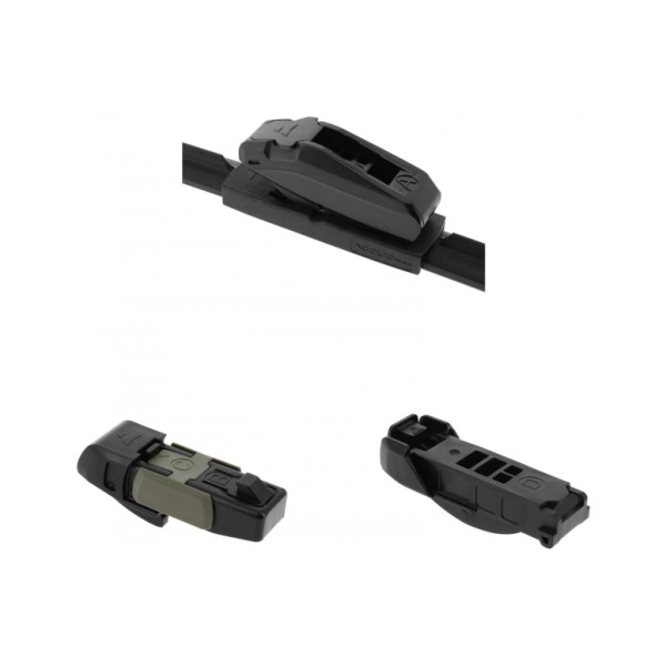 Escobilla Limpiaparabrisas Modelo Ultra Flex Series 24" 61 cm 1 Unidad con 8 Adaptadores