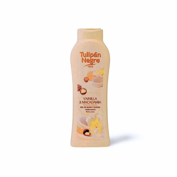 Tulipán Negro gel de baño Vainilla & Macadamia 650ml
