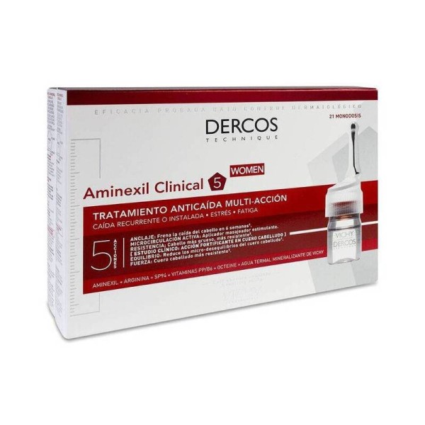 Vichy Dercos Aminexil Clinical 5 Mujer 21 Ampoll