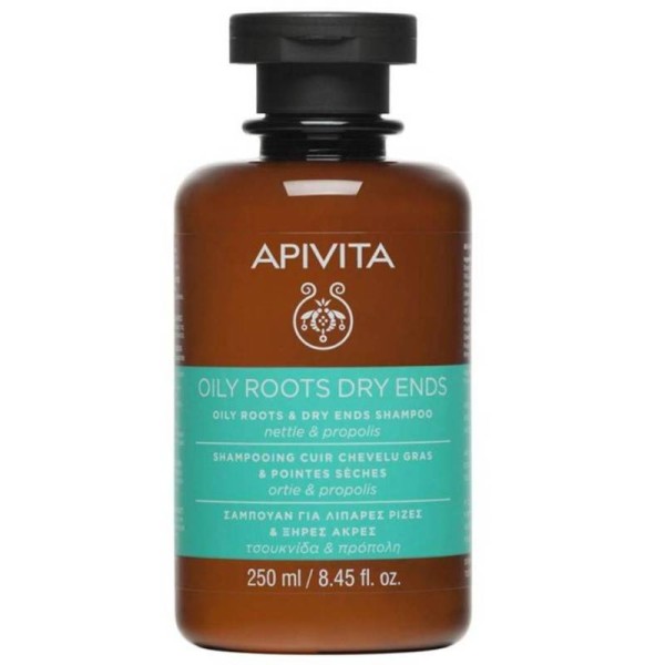 Apivita Champú Equilibrante Raiz Grasa Puntas Se