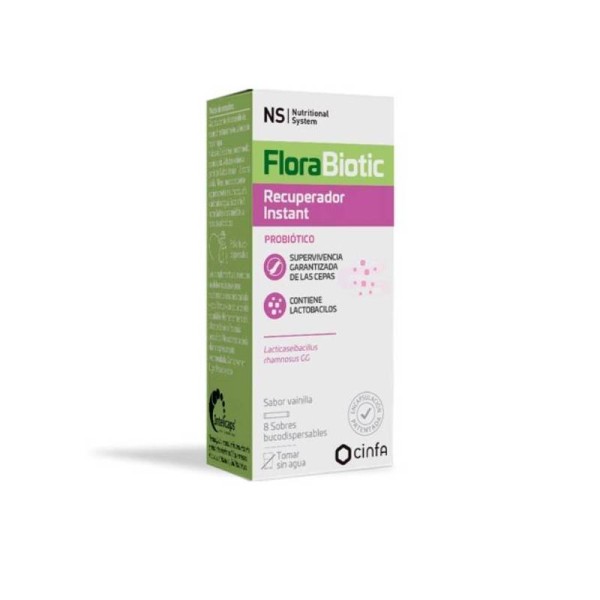 NS Florabiotic Recuperador Instant 8 Sobres Buco