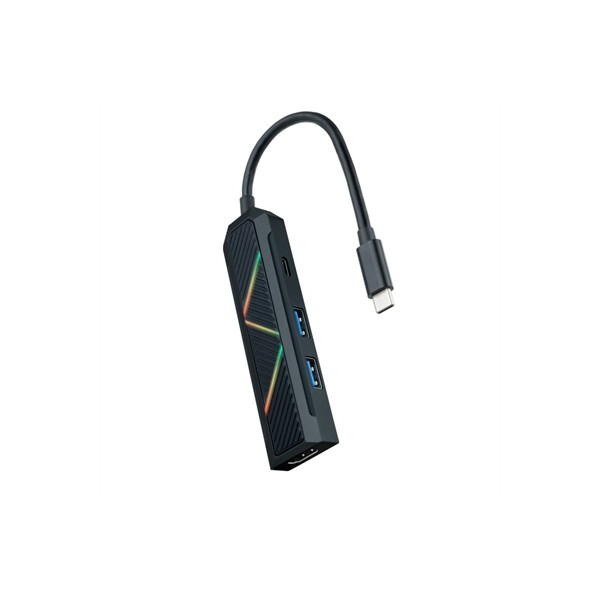 Nanocable hub usb-c 4 en 1 usb-a+usb-c+hdmi