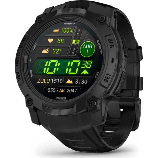 Garmin instinct 3 amoled tactical edition black / smartwatch 50mm