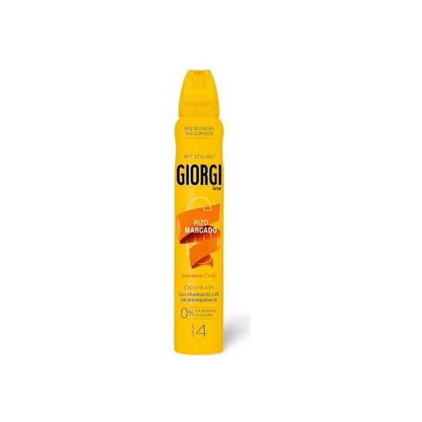 Giorgi espuma rizo marcado fijación 4