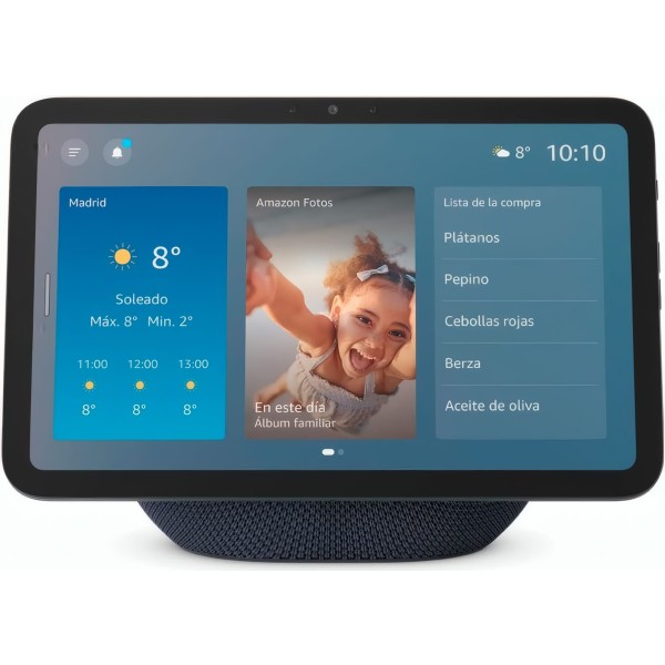 Amazon echo show 8 (última generación) grafito / pantalla hd de 8,7" con audio espacial y alexa