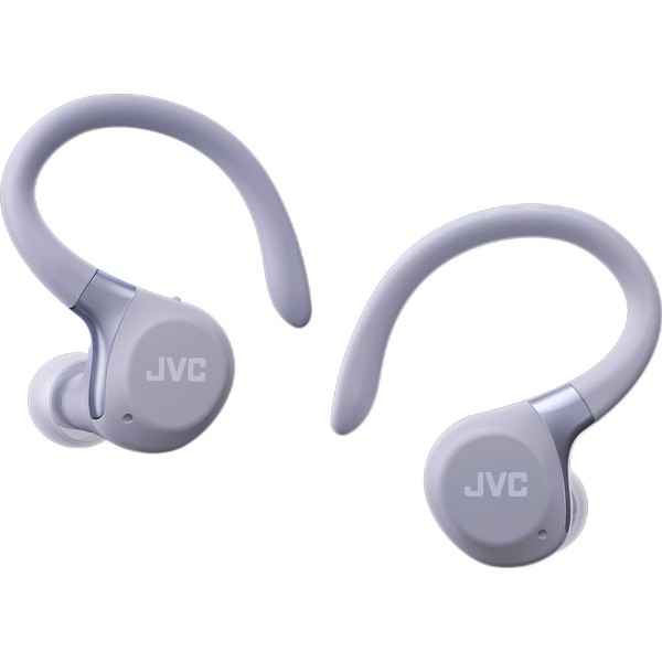 Jvc ha-ec75t violeta/ auriculares deportivos inalámbricos con cancelación activa del ruido
