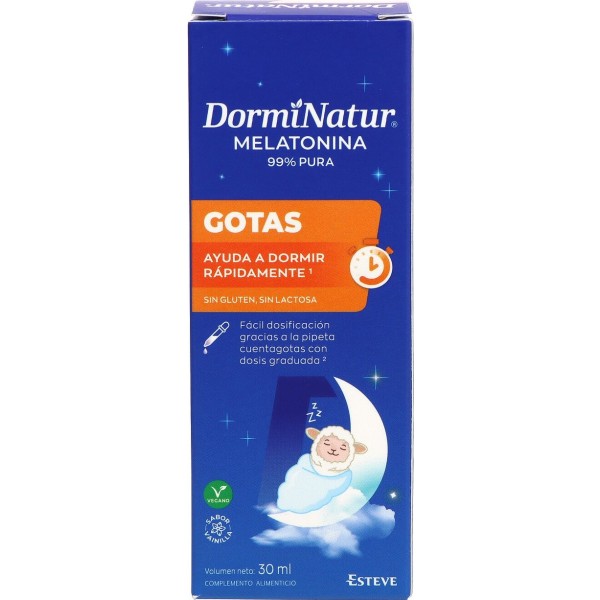Dorminatur Melatonina en Gotas 30ml Sabor Vainilla