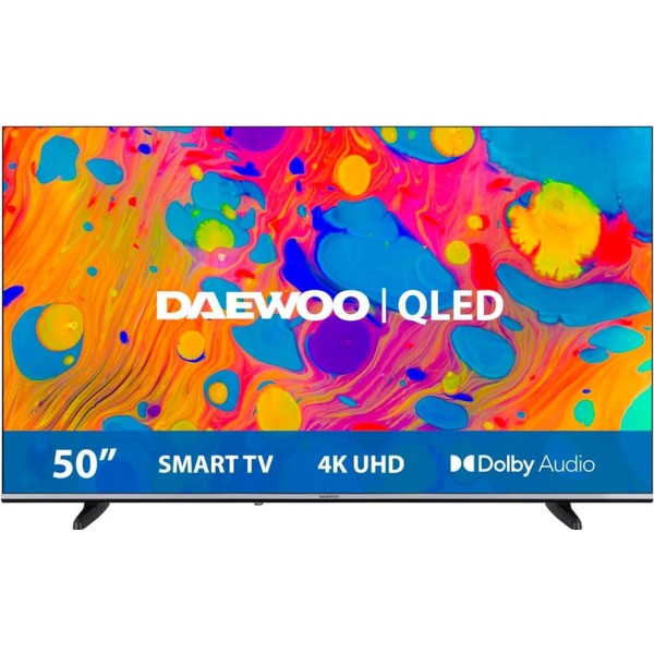 Daewoo 50dm55qv / televisor smart tv 50" qled uhd 4k hdr