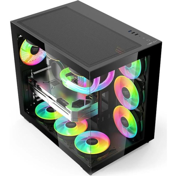 Keep out caja m-atx xc-800 pro argb usb3 black