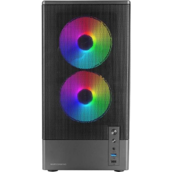 Mars gaming caja atx mc-onyx argb negra